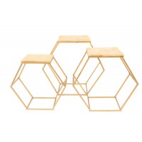 Mesa dourada  sextavada P Mesa dourada  sextavada P